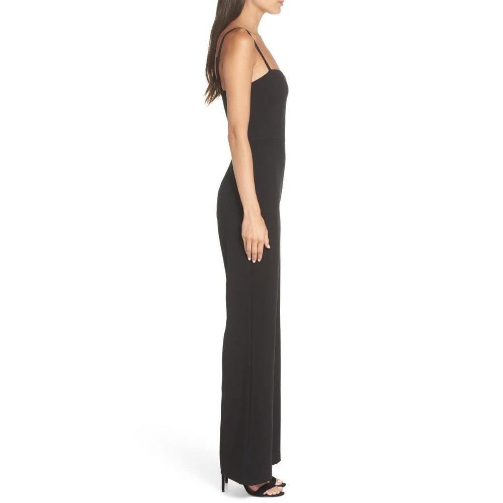 French Connection Sweetheart Flared Leg Jumpsuit 2 - Picture 10 of 16